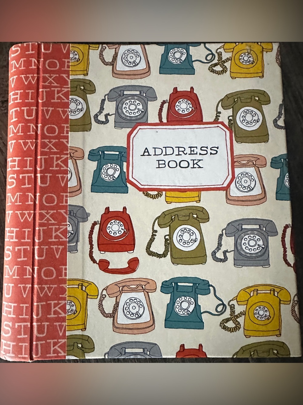 Vintage Address Book Notebook
